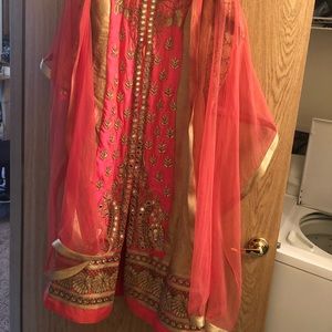 gorgeous indian pakistani anarkali dress.